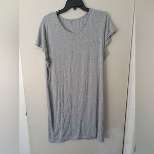 Dress SHEIN Gray Bodycon MIDI Size 3X Very Stretchy Fits XL-4X